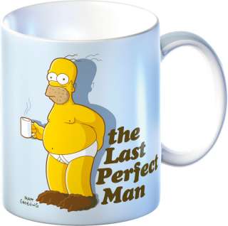 THE SIMPSONS Homer THE LAST PERFECT MAN MUG Ideal DAD Boyfriend 