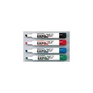 EXPO : Low Odor Dry Erase Marker, Bullet Tip, Red, Dozen 