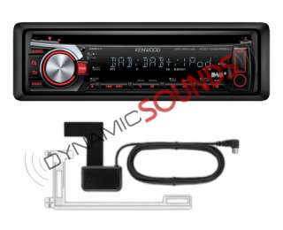 Kenwood KDC DAB4551U CD/MP3/WMA/AAC Car Stereo, DAB Tuner, Front USB 