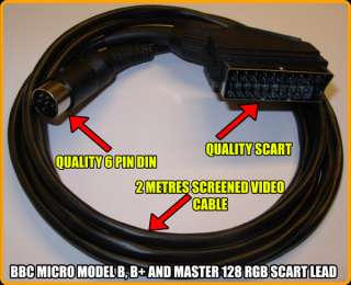Metre long (approx) flexible video cable;
