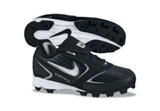  Nike Youth Keystone Pro Low Baseball Cleat Shoes Black 