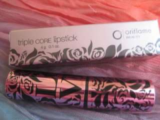 Oriflame Beauty Triple Core Lipstick Love Clover Color 8g Sweden 