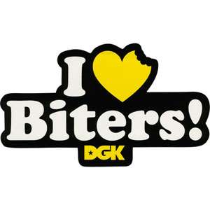 DGK I Love Biters Sticker 170883600  stickers  