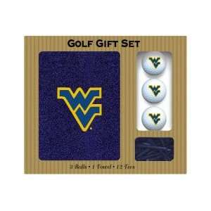  West Virginia Mountaineers Embroidered Towel, 3 balls and 
