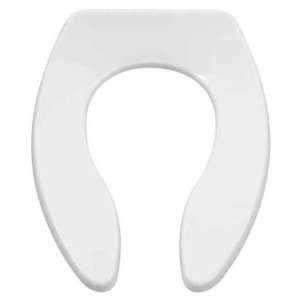   Heavy Duty Commercial Toilet Seat SS Hinges   White