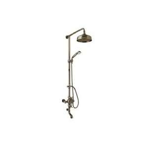 Rohl AC414X TCB Exposed Wall Mounted Dual Control Thermostatic Bathtub 