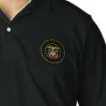 Navy Emblem Embroidered Polo Shirt by ZazzleEmbroidery