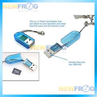 MICRO SD SDHC USB 2.0 MINI CARD READER 1GB 2GB 4GB 8GB  