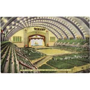 1940s Vintage Postcard Convention Hall and Auditorium Atlantic City 