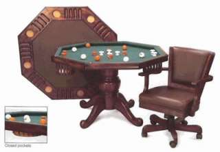   Game Table Bumper Pool, Poker & Dining Table Set by Berner Billiards