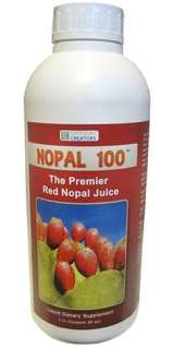 Nopal Red Juice 100% Pure Natural Concentrate  
