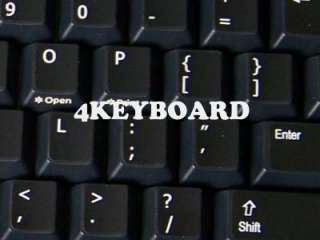REPLACEMENT ENGLISH US KEYBOARD STICKERS BLACK COLOR  