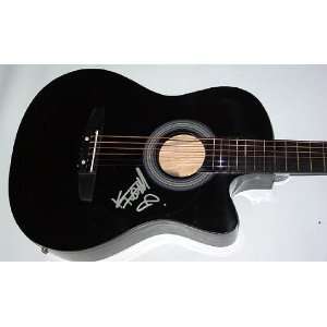   Autographed Signed Acoustic/Electric Guitar & Proof 