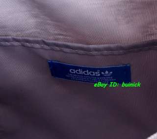 ADIDAS ADICOLOR AIRLINE BAG Grey White French Terry Cotton New  