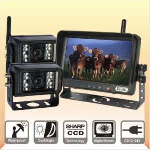 Wireless Agriculture Backup Camera System+2 RV Camera  