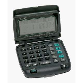  Seiko DF4022 World Travel Alarm Clock and Phone Organizer 