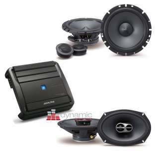 ALPINE MRX F30 Amp + SPS 610C & SPS 619 Speaker System  