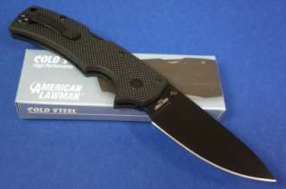 Cold Steel American Lawman G 10 Folding Knife 58AL New  