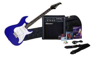  Silvertone SS11 Guitar & Amp Package, Cobalt Blue Musical 