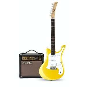   Electric Surf Guitar (Accessory Kit, Amp, Yellow) Musical Instruments