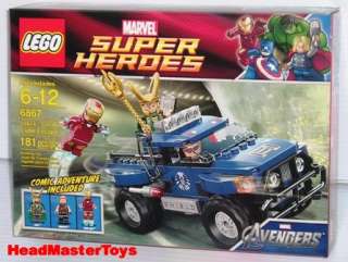 LEGO Avengers SUPER HEROES LOKIS COSMIC CUBE ESCAPE 6867 SEALED IN 