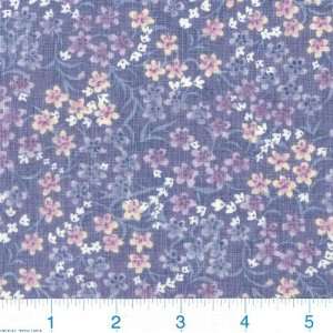  54 Wide Linen Blend Fabric Anna Slate Blue By The Yard 
