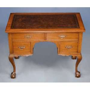  English Antique Mahogany Lowboy Desk Furniture & Decor