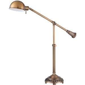  Norman Antique Brass Desk Lamp