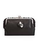    Jessica Simpson Handbag, Kelly Ruffle Clutch Frame Wallet 