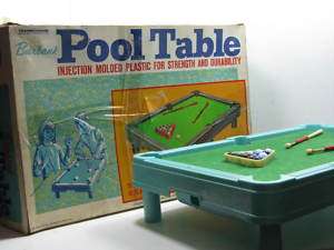 vintage toy pool table very rare in box  