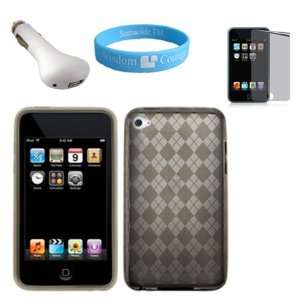   4th gen ipod touch + USB Car Charger for itouch 4G and Wristband