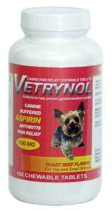 Classic Product Vetrynol Dog Asprin Arthritis Relief  