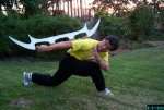 Modifying a move from the Taoist Eight Immortals jian form to the 