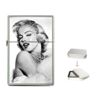Marilyn Monroe Flip Top Lighter Metal Chrome GIFT  