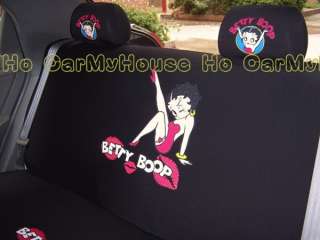 NEW Betty Boop Car Seat Covers Set 10pcs  