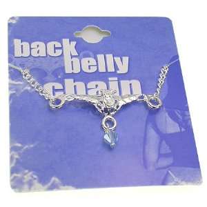  BAT Back Belly Chain Pierceless Body Jewelry Jewelry