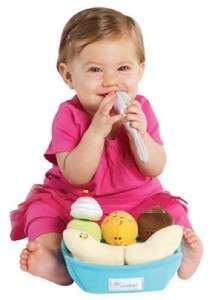 Earlyears Lil Scoops Banana Split Baby Soft Food Toy  