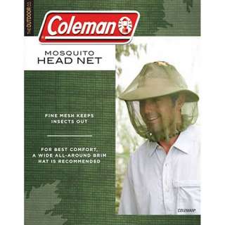 BRAND NEW* Coleman Mosquito Head Net SECURE FAST SHIP  