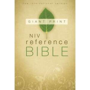 NIV Reference Bible GIANT Print INDEXED Hardcover 9780310435068  