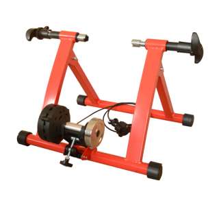 NEW Magnetic Bike Bicycle Trainer Indoor Stationary Exercise Stand Red 