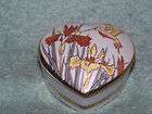 heart shape jewelry box trinket boxes porcelain bird buy it