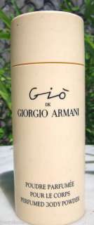 Gio De Giorgio Armani Perfumed Body POWDER 1.0 oz /28 g Fresh New RARE 