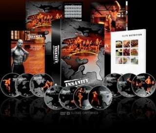 INSANITY 60 Day Total Body Complete Workout DVD Program  
