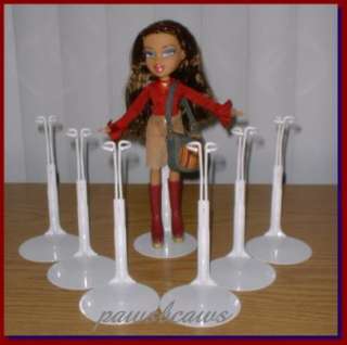 FREE SHIPPING 6 KAISER Doll Stands for BRATZ DOLLS  