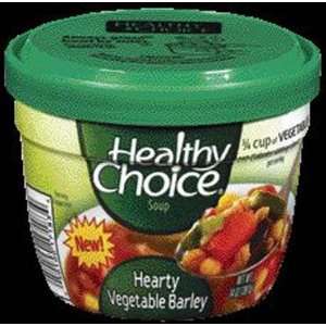 Healthy Choice Vegetable Barley Soup Microwave Bowl   12 Pack  