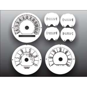  1966 Plymouth Barracuda White Face Gauges: Automotive