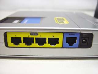 Cisco Linksys WRT54GX2 4 Port 10/100 Wireless G Broadband Router w 