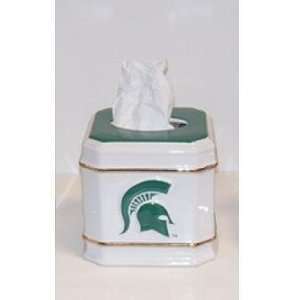  Michigan State Spartans Bathroom Tissue Box Cover NCAA 