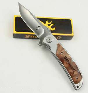 Browning Saber line lock Folding Pocket Knife Survival Camping Hunting 