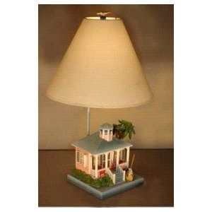 Judith Edwards 1616 Pink Beach House Table Lamp Fixture  